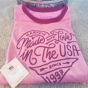 Harvey's Ringer Tee / Made With Love (Size: XL)